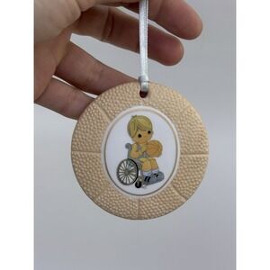 Precious Moments Round Basketball Shaped Ornament "Give Ability a Chance"